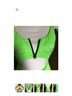 Bebe Green One Piece Swimsuit Size S - photo 5