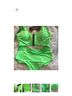 Bebe Green One Piece Swimsuit Size S - photo 10
