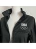 USA Olympics 100% Polyester Black White Jacket Size M - photo 3