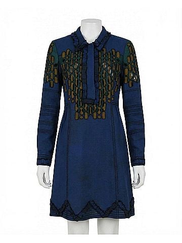 Bottega Veneta Women's Collared Pattern Dress (view 1)