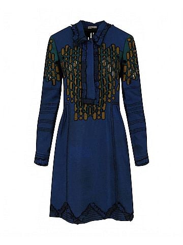 Bottega Veneta Women's Collared Pattern Dress (view 2)