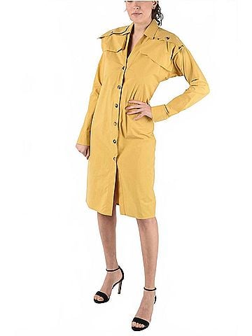 Bottega Veneta Button-Up Shirt Dress (view 2)