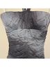 Taboo 100% Polyester Solid Color Block Gray Silver Cocktail Dress Size S - photo 8
