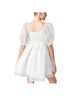 Francesca's Solid White Cocktail Dress Size XL - photo 2
