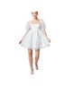 Francesca's Solid White Cocktail Dress Size XL - photo 1