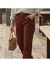 Knox Rose Brown Orange Casual Pants Size 2 - photo 4