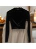 Forever 21 Black Long Sleeve Top Size S - photo 4