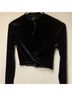 Forever 21 Black Long Sleeve Top Size S - photo 9