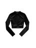 Forever 21 Black Long Sleeve Top Size S - photo 2