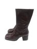 Miista Burgundy Boots Size 11 - photo 2