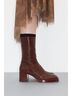 Miista Burgundy Boots Size 11 - photo 3