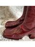 Miista Burgundy Boots Size 11 - photo 11