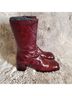 Miista Burgundy Boots Size 11 - photo 6