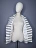 Veronica Beard Stripes White Blue Blazer Size 6 - photo 5