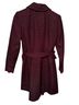 Bisou Bisou Burgundy Coat Size 8 - photo 2