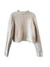 Paris Atelier & Other Stories Stripes Gold Pink Ivory Pullover Sweater Size XS - photo 1