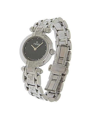 Fendi Fendi Olologi Women's Watch, 750L Stainless Steel, Quartz Movement, Analog Display, Black Dial (view 2)