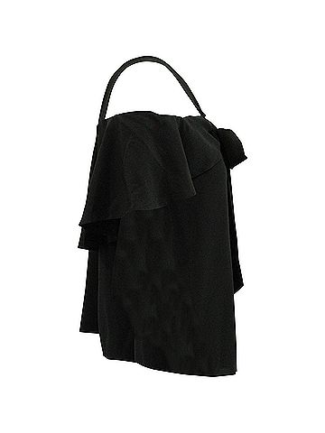 Temperley LONDON Temperley London Cold Shoulder Top in Black Silk (view 2)