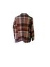 Levi's 71% Polyester 14% Acrylic 11% Wool 4% Other 100% Polyester Plaid Brown White Coat Size M - photo 2