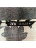 Zara Floral Black White 3/4 Sleeve Blouse Size S - photo 4
