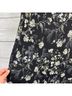 Max Studio 100% Polyester Floral Black Casual Skirt Size 3X - photo 4