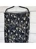 Max Studio 100% Polyester Floral Black Casual Skirt Size 3X - photo 3