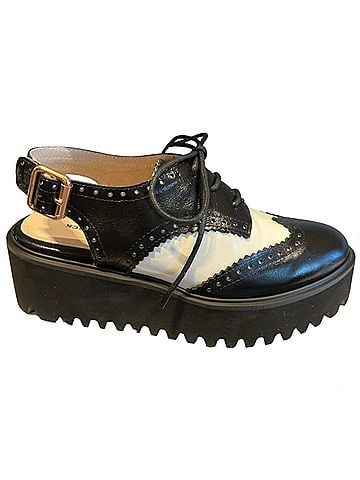 All Black Women's Spectator 23 Mules (view 1)