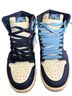 Jordan Blue White Tan Sneakers Size 9 - photo 2