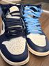 Jordan Blue White Tan Sneakers Size 9 - photo 5