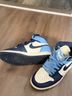 Jordan Blue White Tan Sneakers Size 9 - photo 6