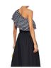 Rebecca Minkoff Checkered-gingham Black White Short Sleeve Blouse Size S - photo 6