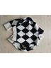 & Other Stories Argyle Black White Pullover Sweater Size XS - photo 4