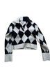 & Other Stories Argyle Black White Pullover Sweater Size XS - photo 6