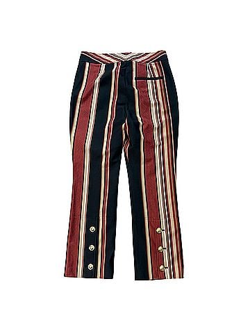 Tory Burch Stripe Button Detail Casual Pants (view 2)