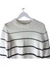 Z Supply Stripes White Black Pullover Sweater Size M - photo 4