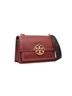 Tory Burch Burgundy Leather Shoulder Bag One size - photo 1
