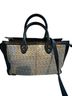 Linea Pelle Animal Print Black White Leather Tote One size - photo 2