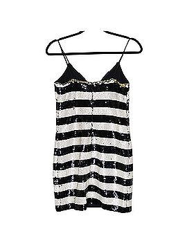 L'Agence Elora Sequin Stripe Mini Dress Cocktail Dress (view 2)
