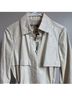 Bill Blass 100% Polyurethane 100% Linen Snake Print Multi Color Trenchcoat Size 6 - photo 5