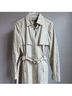 Bill Blass 100% Polyurethane 100% Linen Snake Print Multi Color Trenchcoat Size 6 - photo 12
