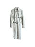 Bill Blass 100% Polyurethane 100% Linen Snake Print Multi Color Trenchcoat Size 6 - photo 1