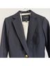 J.Crew 100% Wool Black Gold Blazer Size The size is a 00 - photo 6