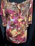 St. John Floral Multi Color Short Sleeve Blouse Size L - photo 4