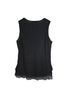Nine West 98% Nylon 2% Spandex 100% Polyester Solid Black Sleeveless Top Size XS - photo 2
