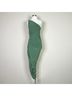 Norma Kamali Solid Green Cocktail Dress Size XS - photo 5