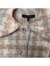 Blu Pepper Houndstooth Tan Multi Color Jacket Size S - photo 3