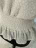Japna Animal Print Ivory Tan Long Sleeve Blouse Size S - photo 4