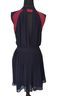 Pink Martini Color Block Blue Red Cocktail Dress Size XS - photo 2