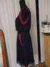 Pink Martini Color Block Blue Red Cocktail Dress Size XS - photo 6