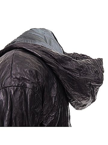 Prada Prada Vintage lambskin crinkled hooded jacket (view 2)